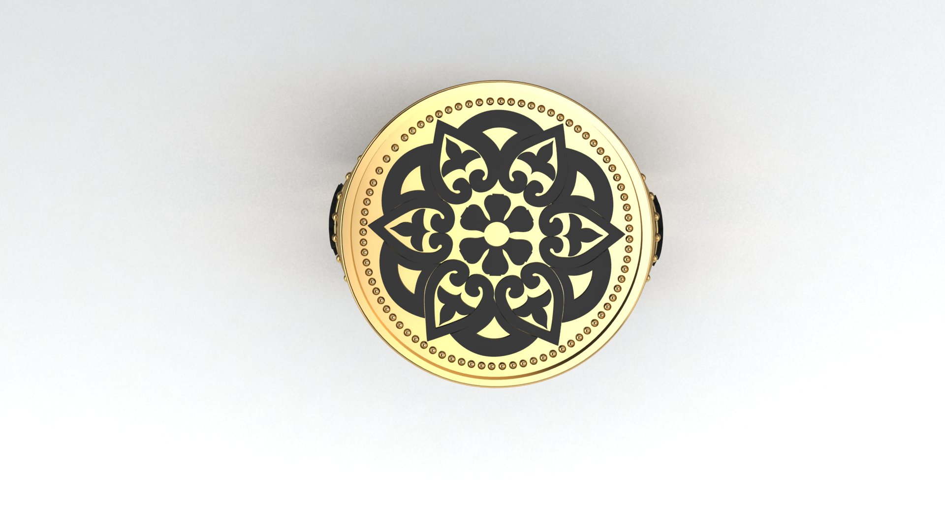 Minimalist Men's Hollow Band Ring — view 4
