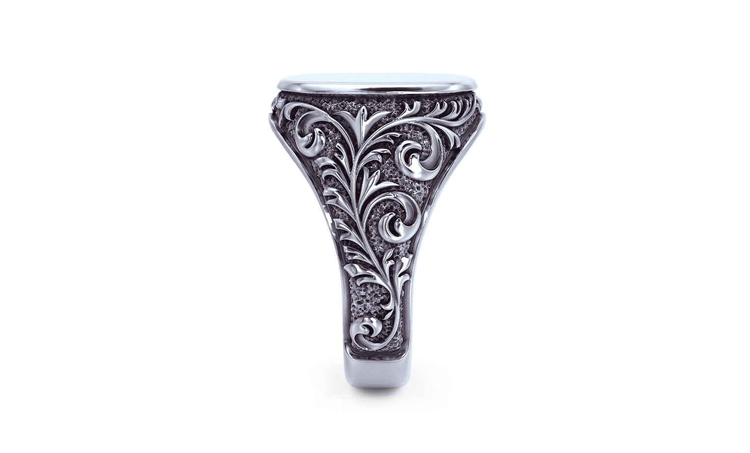 filigree signet ring — view 8