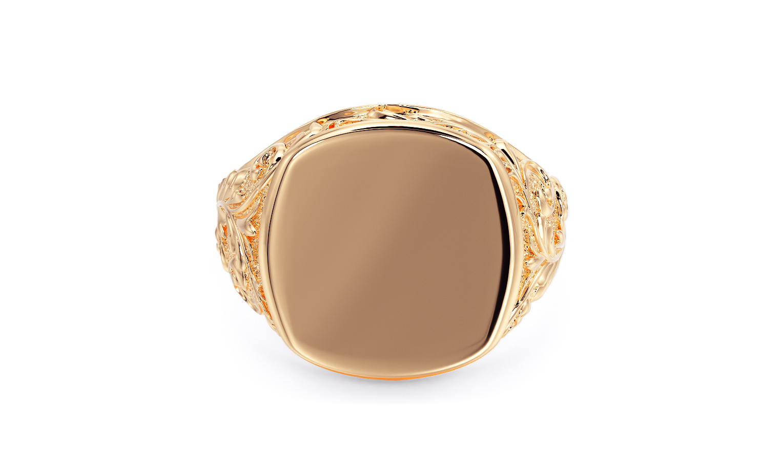 filigree signet ring — view 5