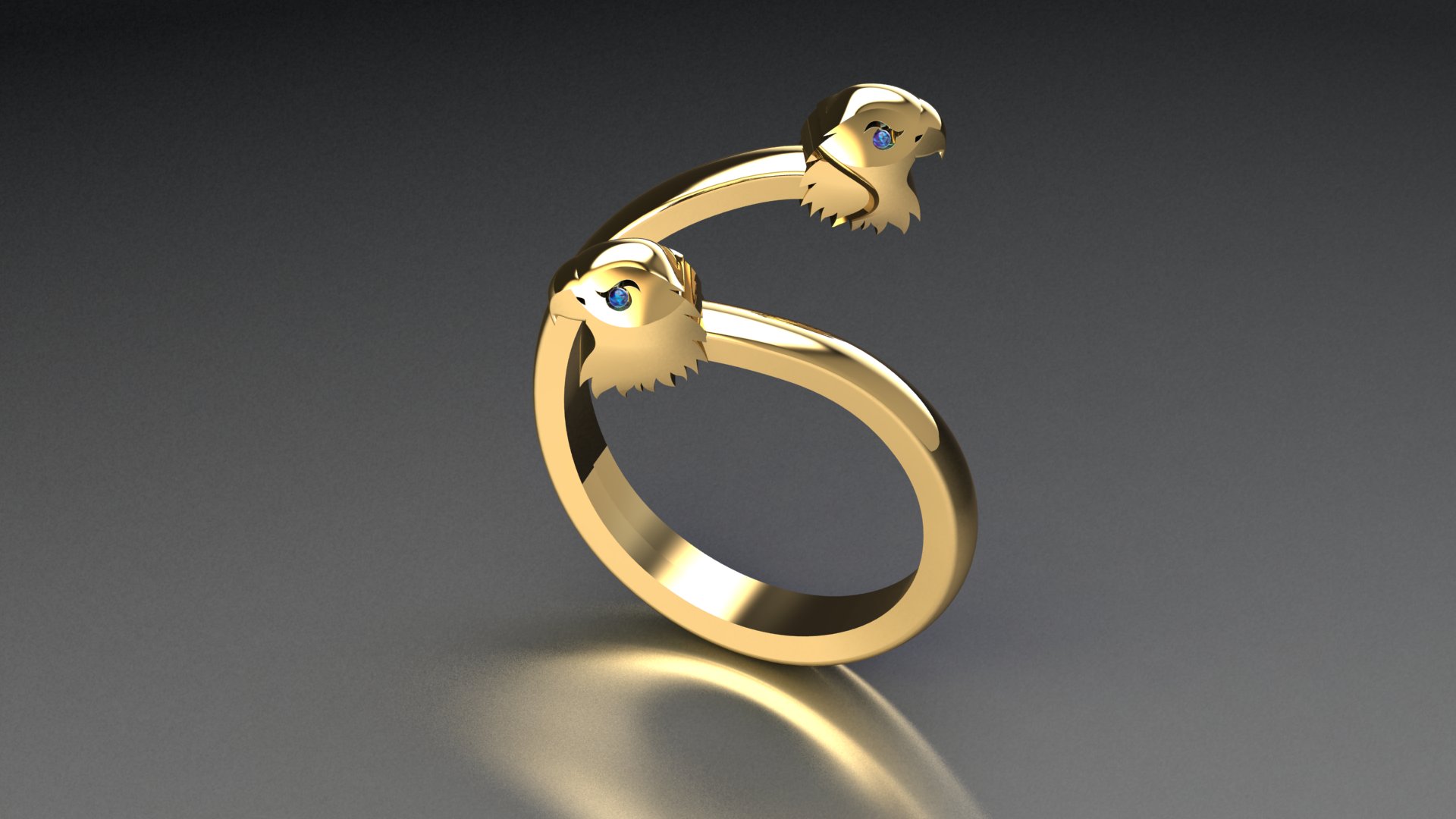 Minimalist Organic Sculptural Ring — view 4