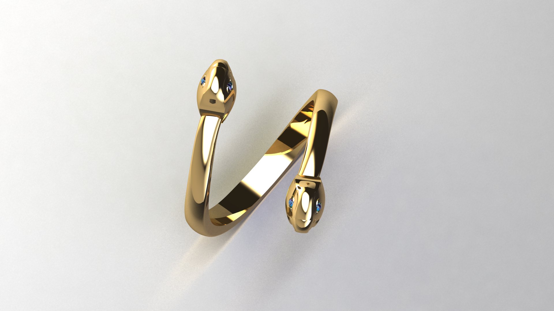Minimalist Organic Sculptural Ring — view 7