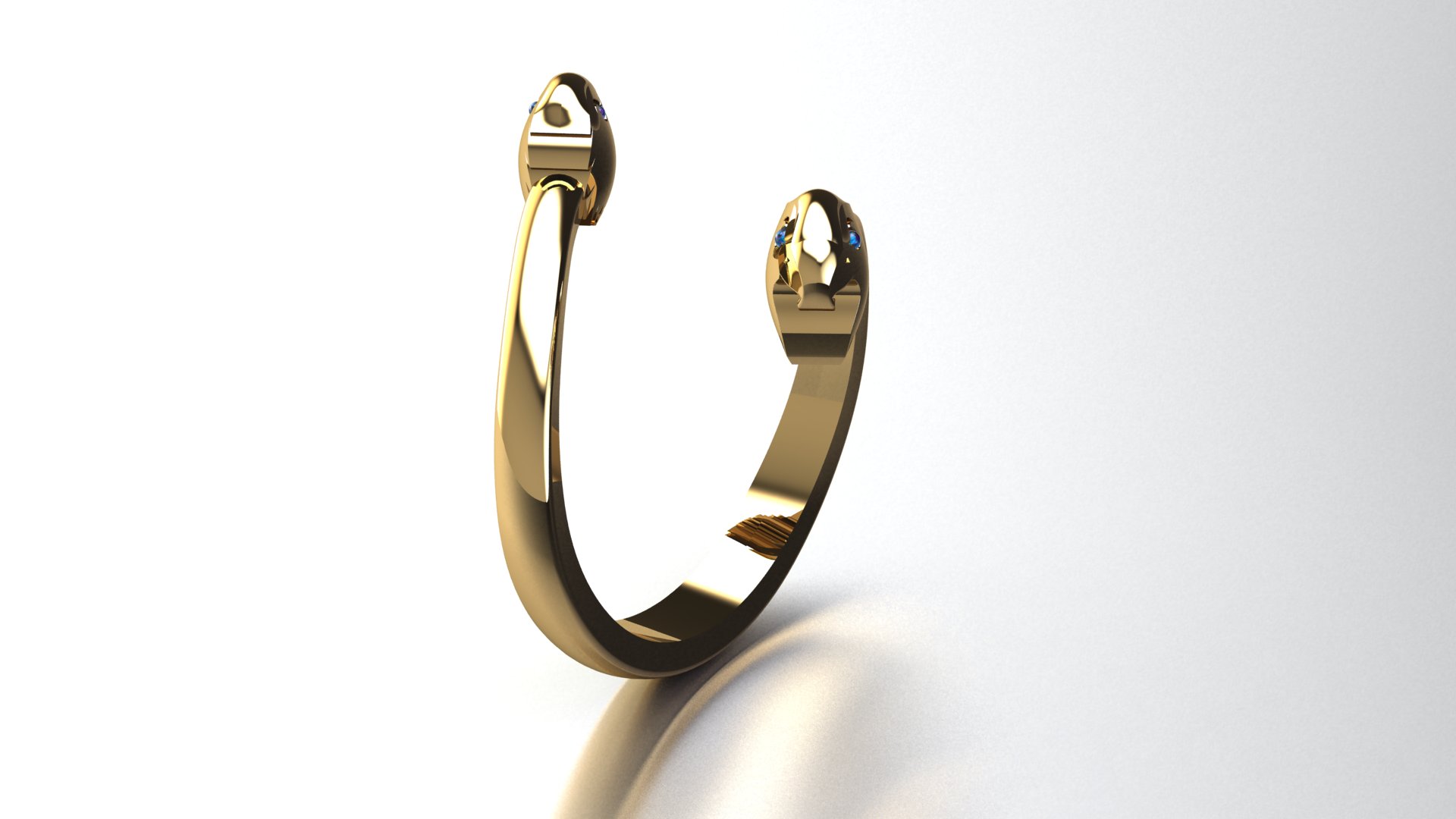 Minimalist Organic Sculptural Ring — view 6