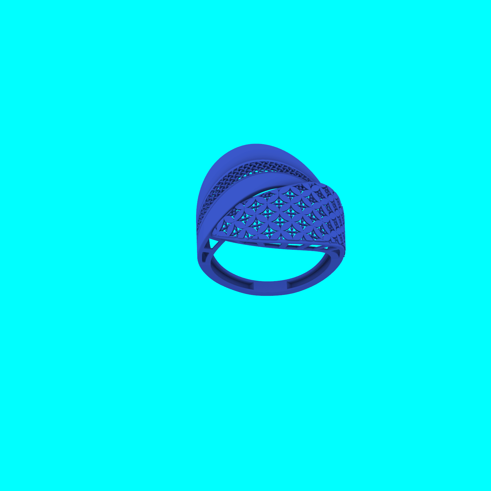 Buy Artisan Ring RG098 Printable Jewelry CAD Model STL — view 5