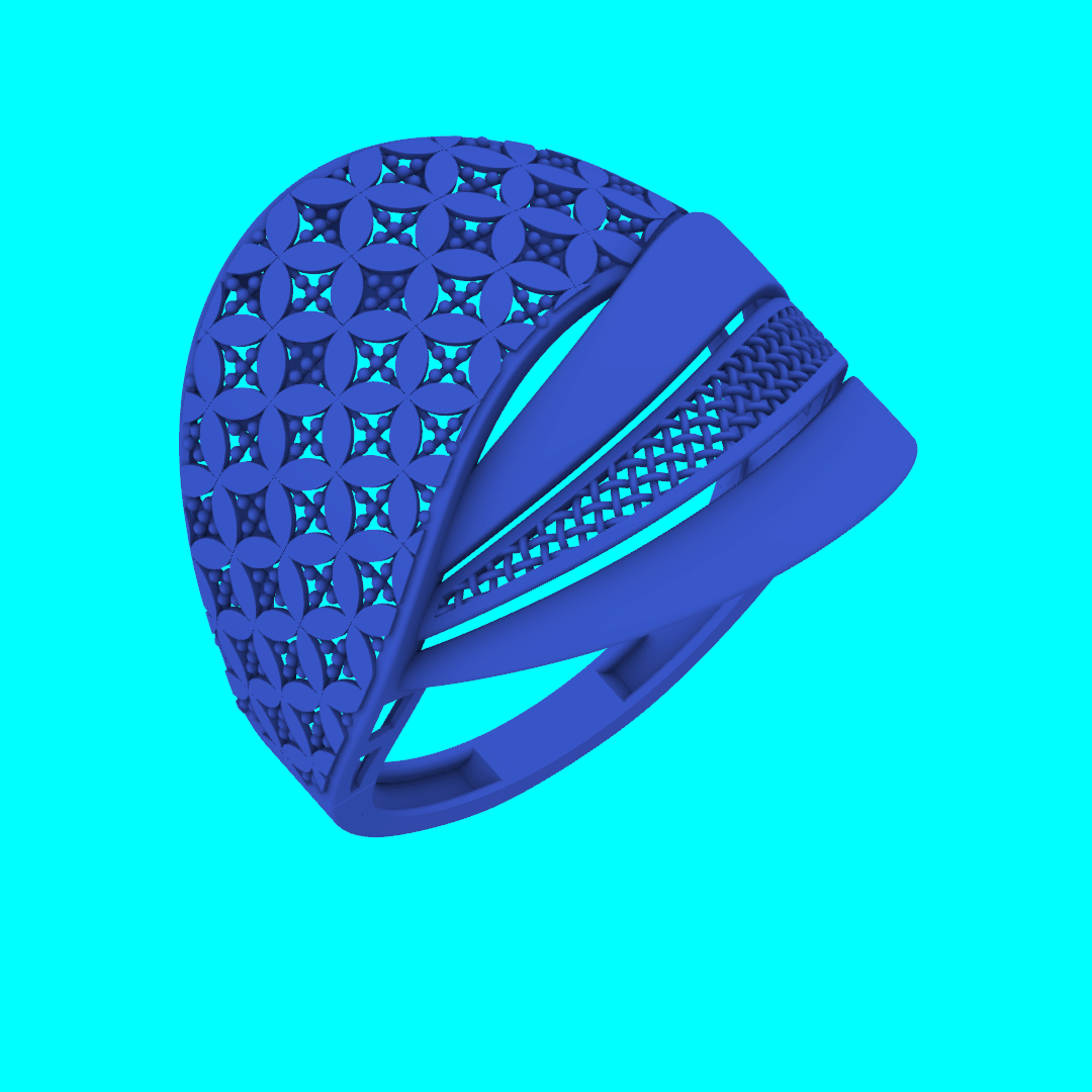 Buy Artisan Ring RG098 Printable Jewelry CAD Model STL