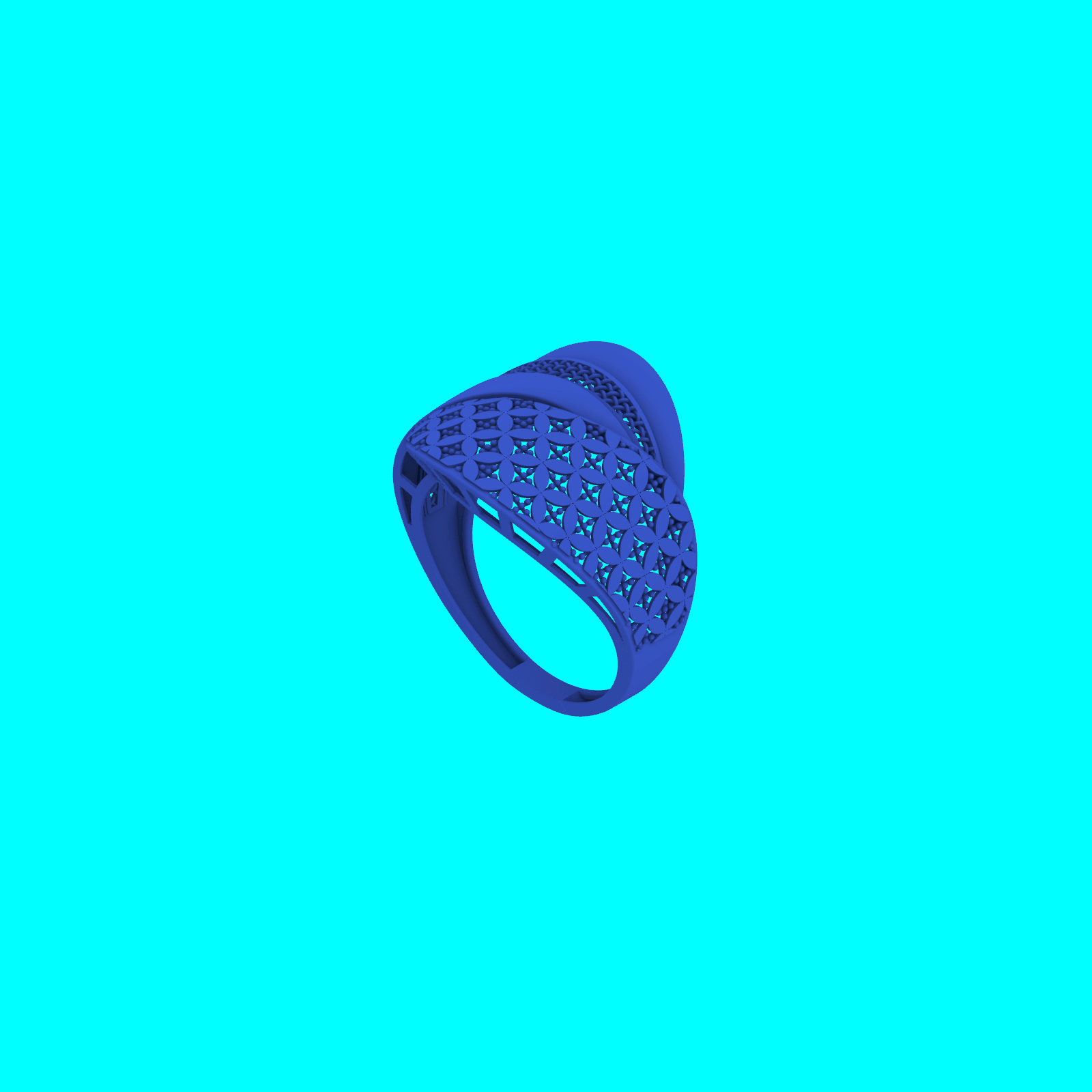 Buy Artisan Ring RG098 Printable Jewelry CAD Model STL — view 8