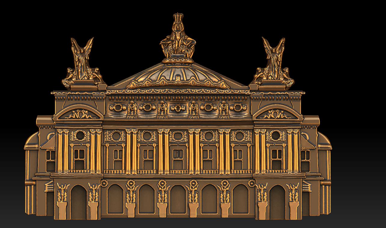 Paris Opera House Bas-Relief