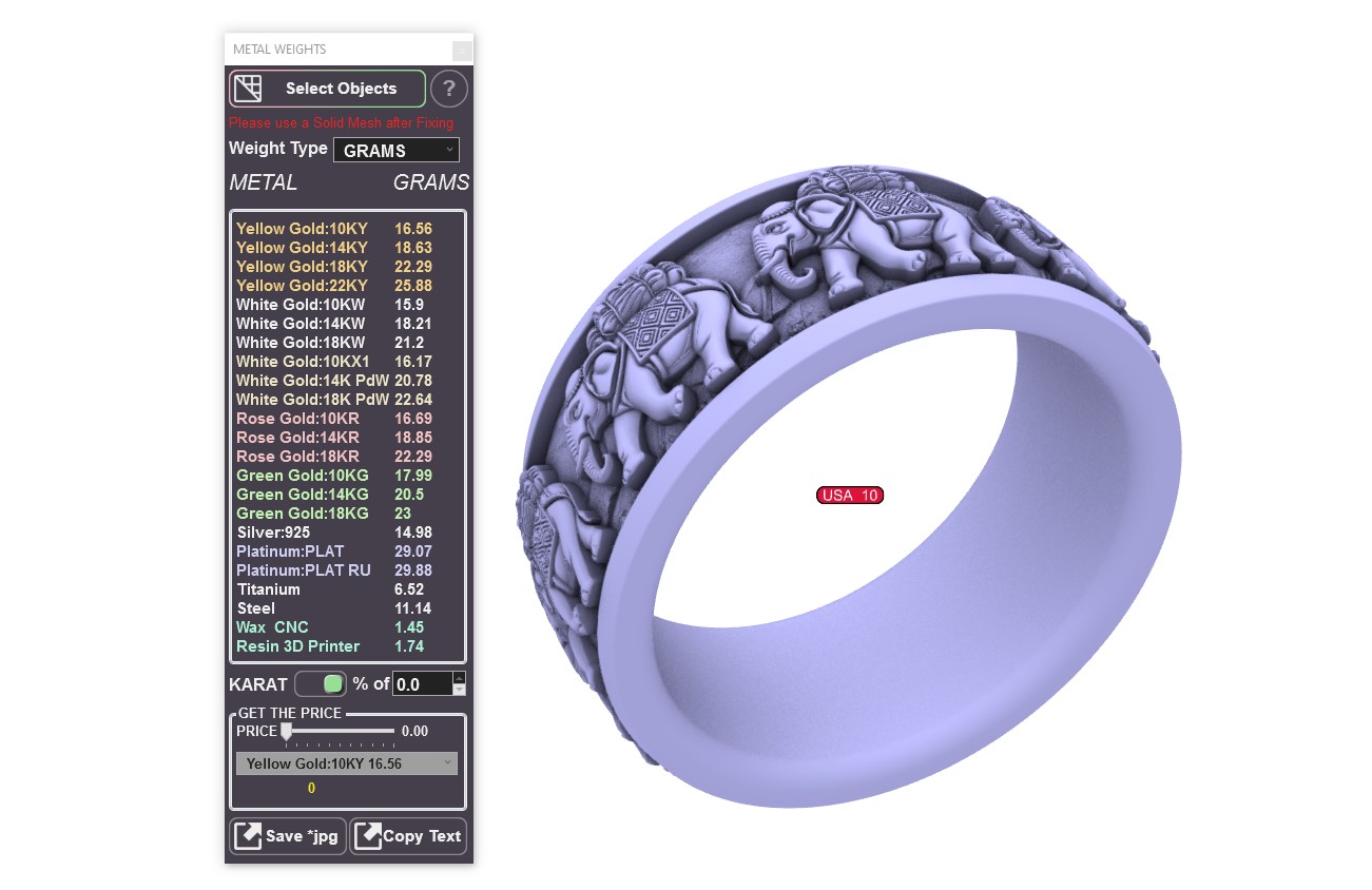 Elephant Caravan Relief Eternity Band — view 5