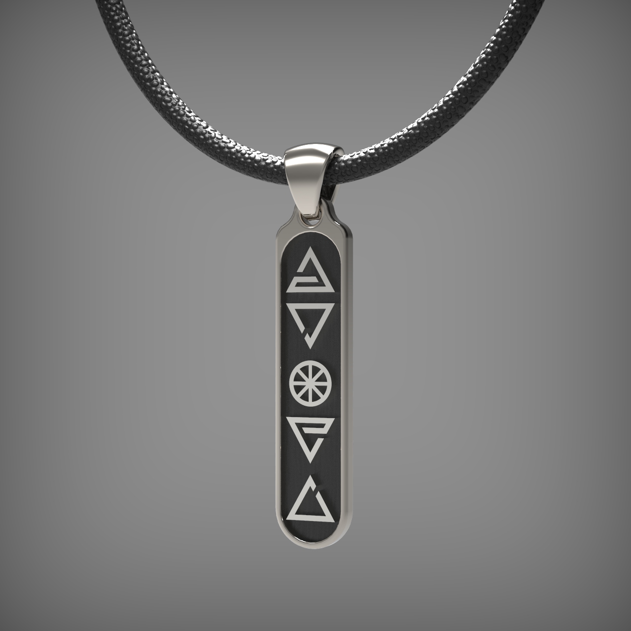 Amulet Symbols of the Elements 3D print model
