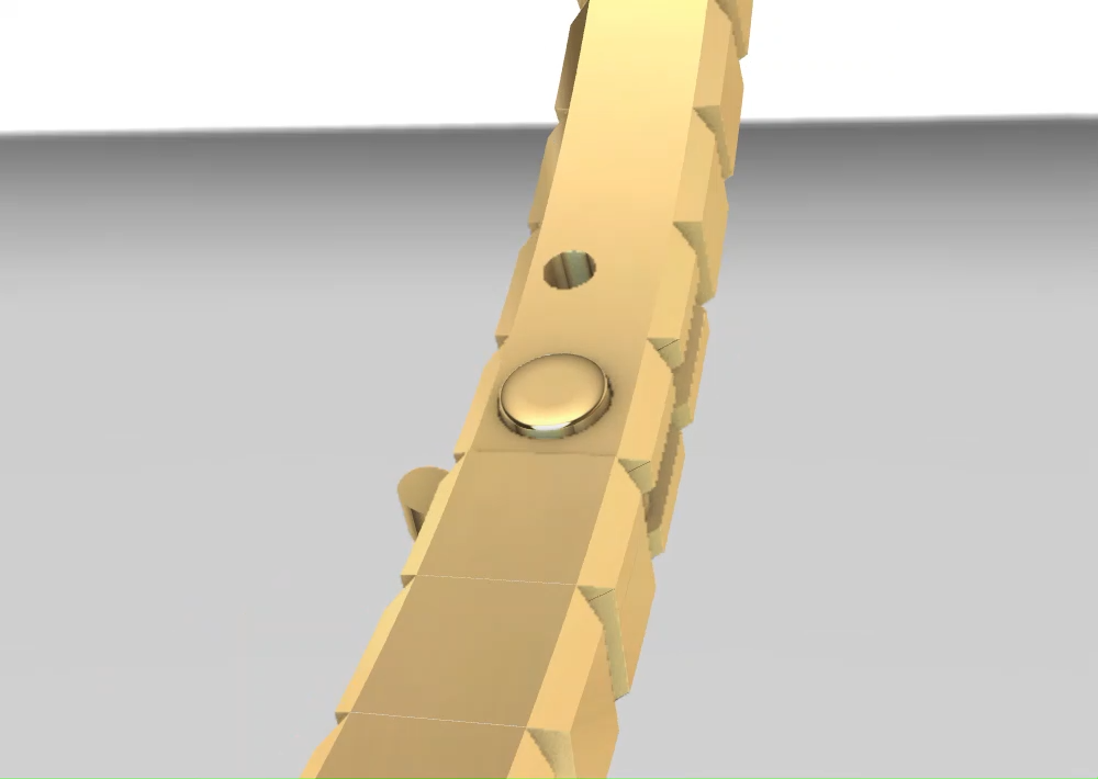 Contemporary Square Cut Gemstone Bangle Bracelet — view 5