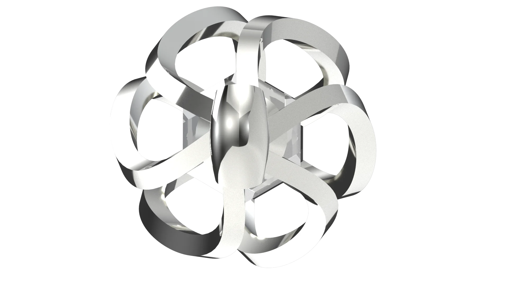 Elegant Cage Quartz Pendant Design — view 8