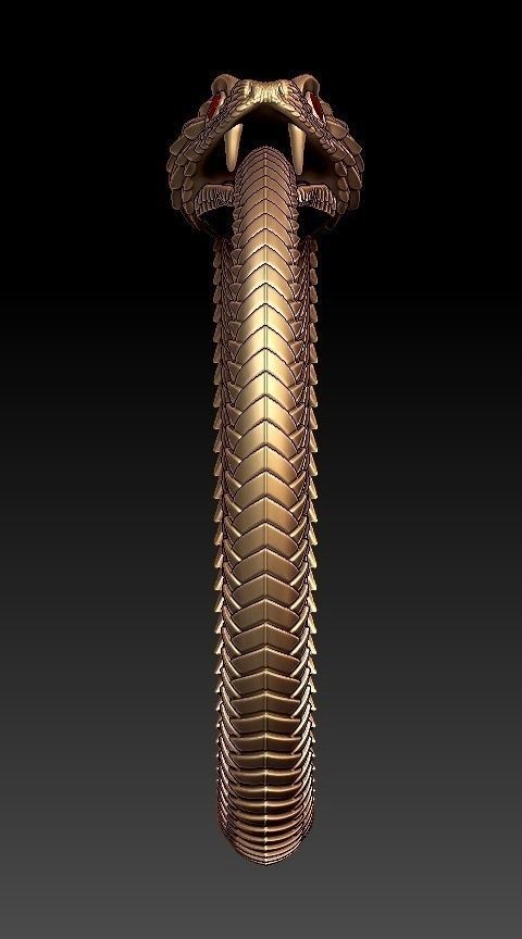 OUROBOROS - Serpent Ring | Jewelry 3D Model STL — view 7