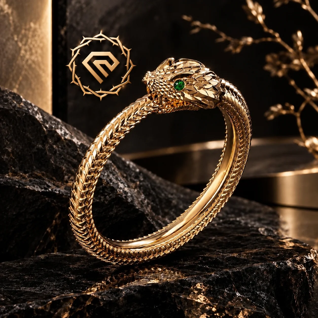 OUROBOROS - Serpent Ring | Jewelry 3D Model STL — view 1