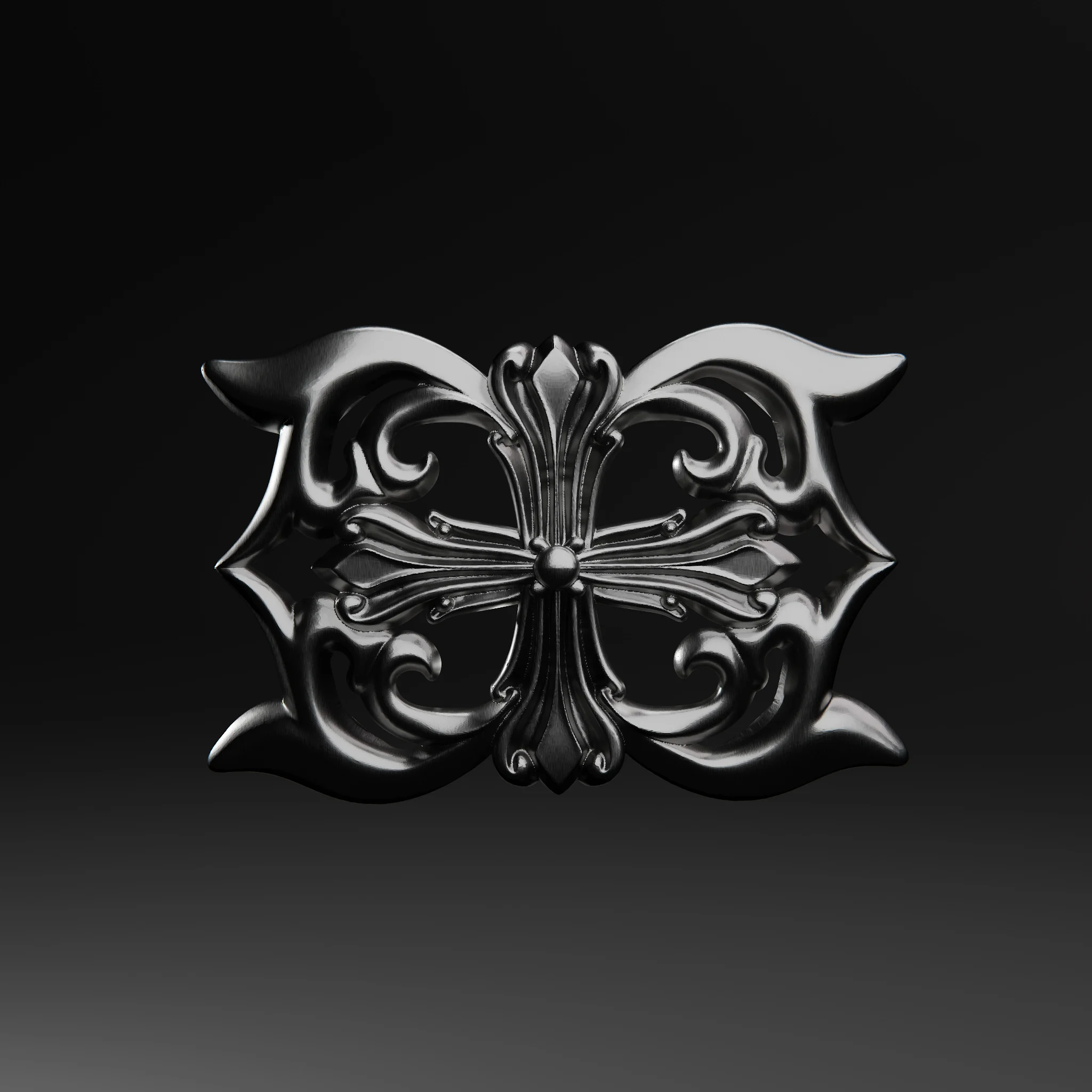 10 Chrome Hearts Inspired Buckle STL Pack | Ready For Print/Cast 50% Off (200$ Actual Price) — view 2
