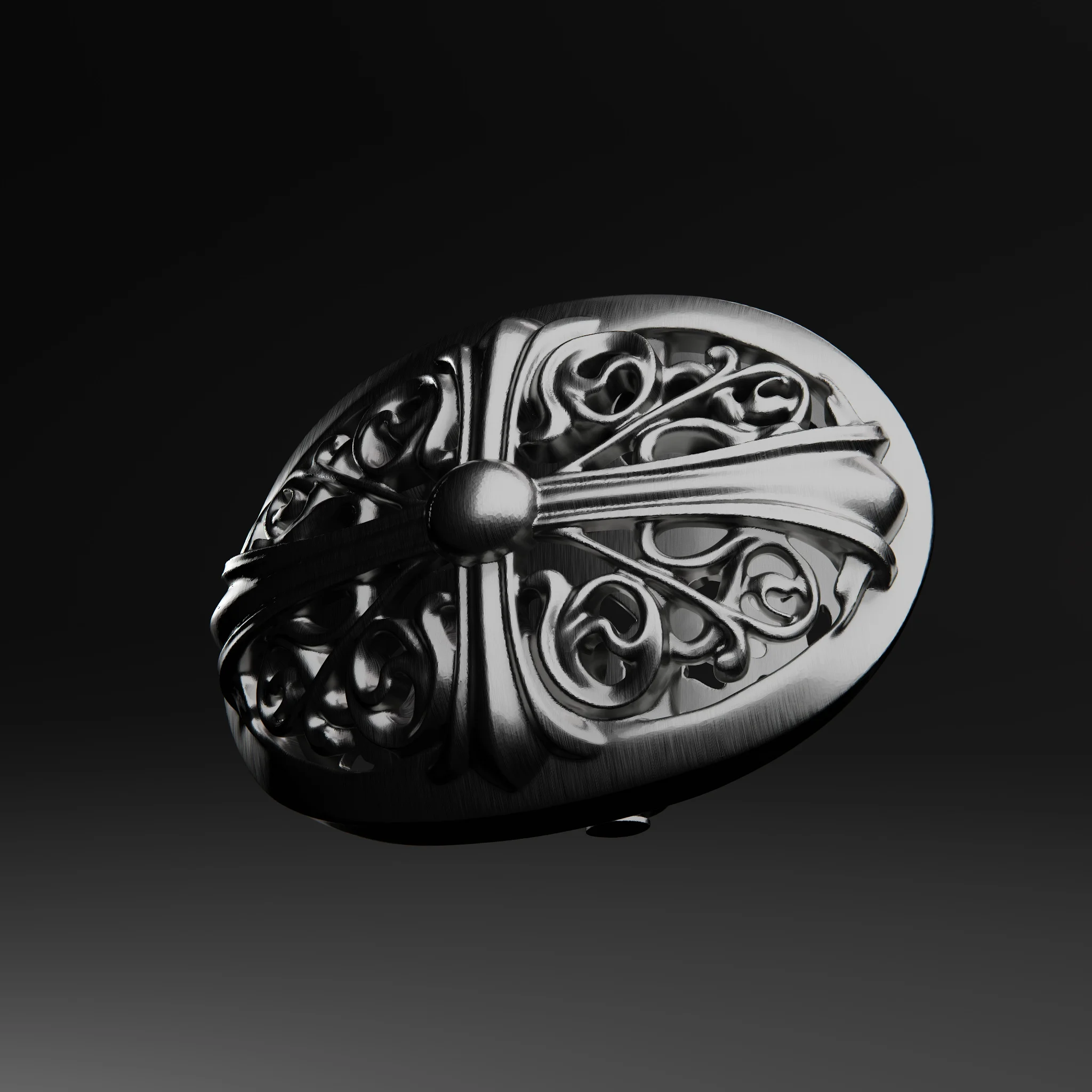 10 Chrome Hearts Inspired Buckle STL Pack | Ready For Print/Cast 50% Off (200$ Actual Price) — view 4