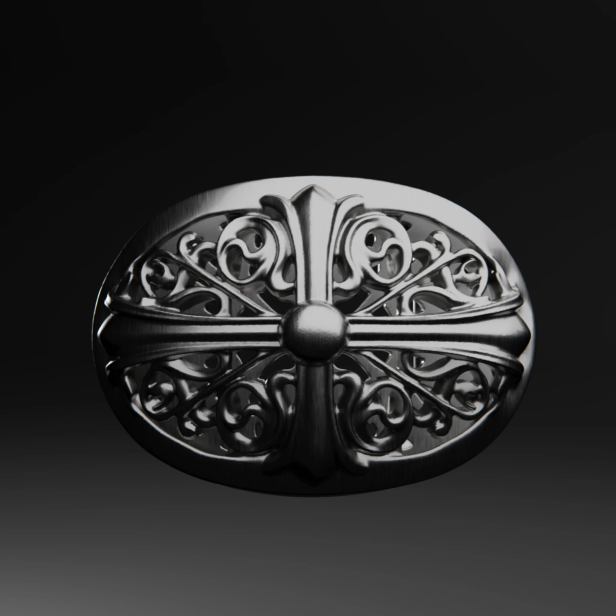 10 Chrome Hearts Inspired Buckle STL Pack | Ready For Print/Cast 50% Off (200$ Actual Price) — view 6