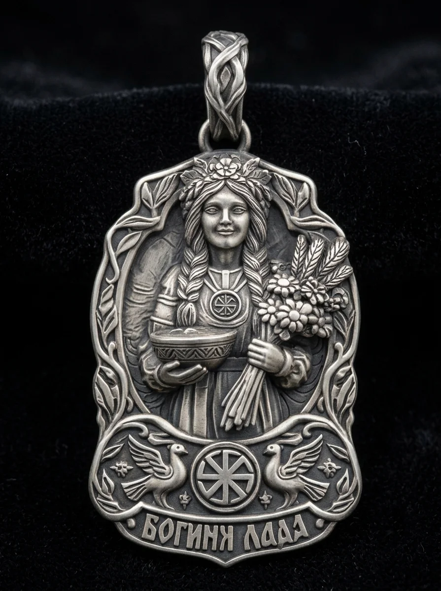 Slavic Goddess Lada Amulet Pendant Love and Harmony — view 3