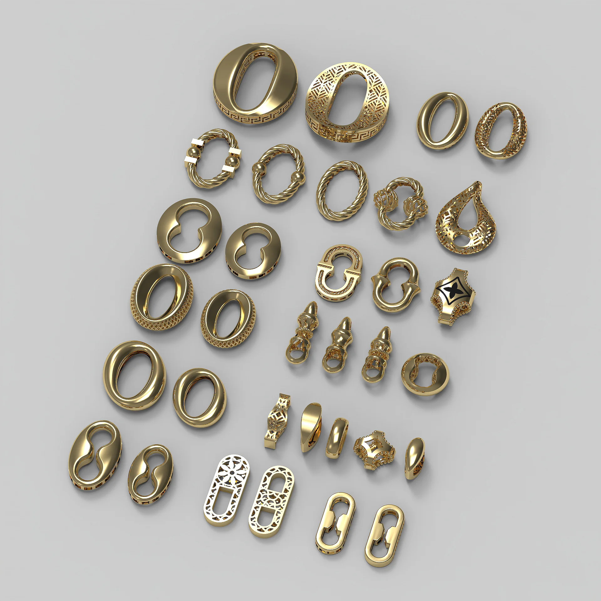 Multi-Link Chain Bead Collection — view 4