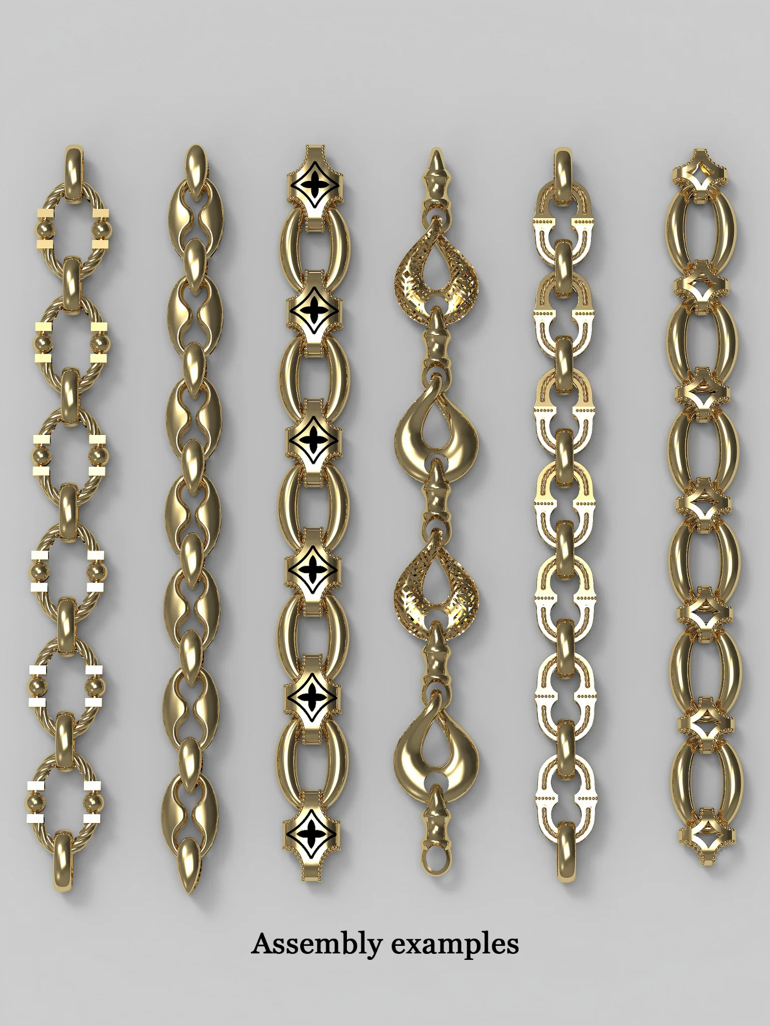 Multi-Link Chain Bead Collection — view 5