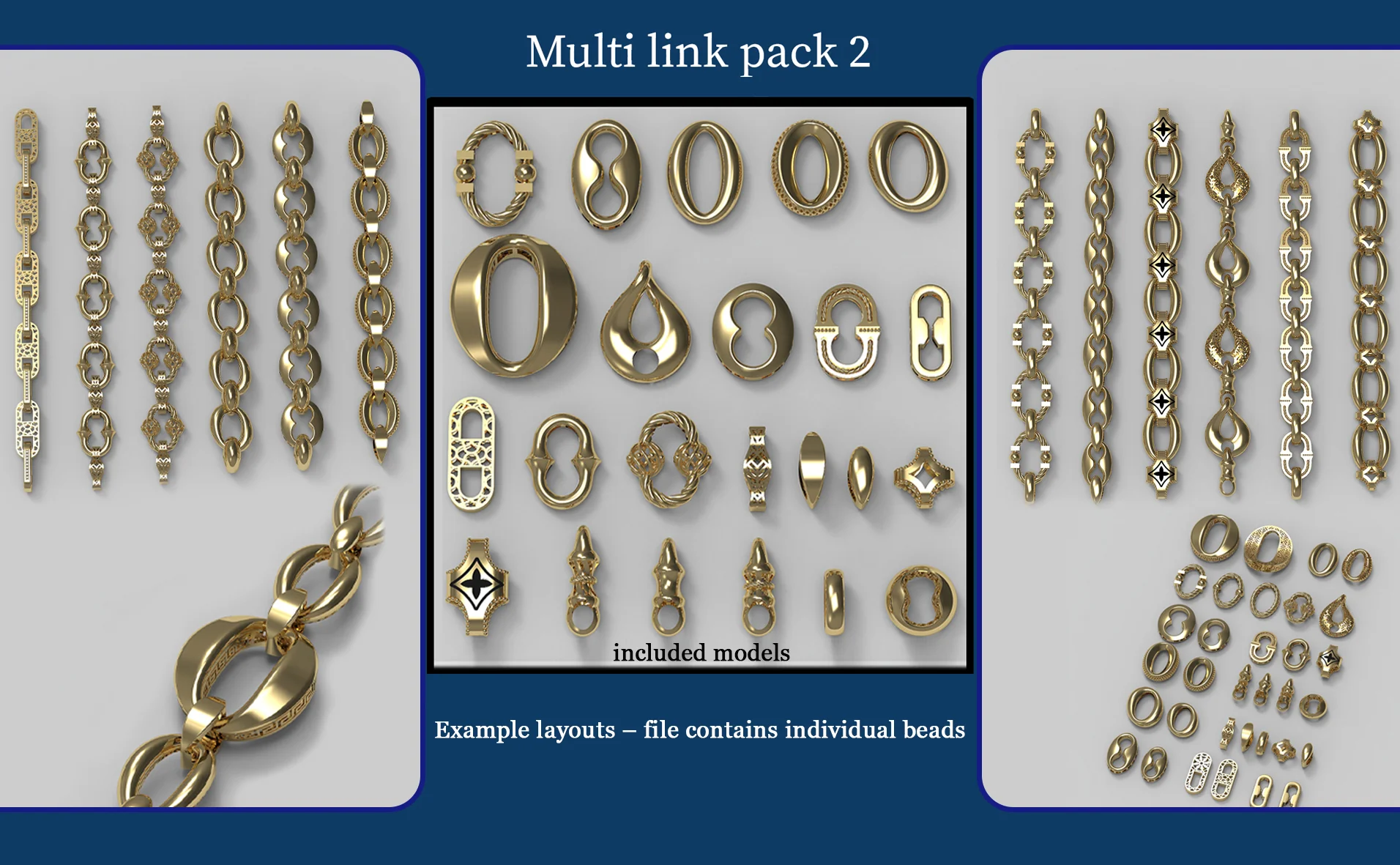 Multi-Link Chain Bead Collection