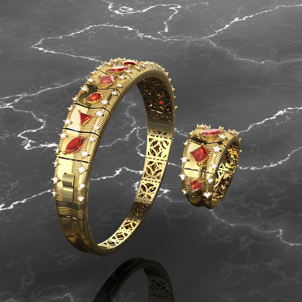 bracelet and ring — view 2