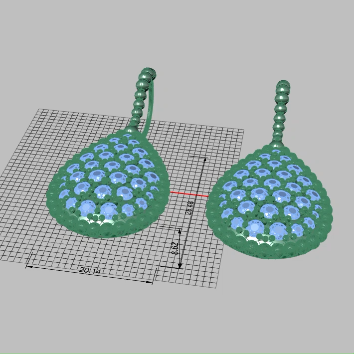 Earrings with Milgrain Border boucheron redroseltd — view 2