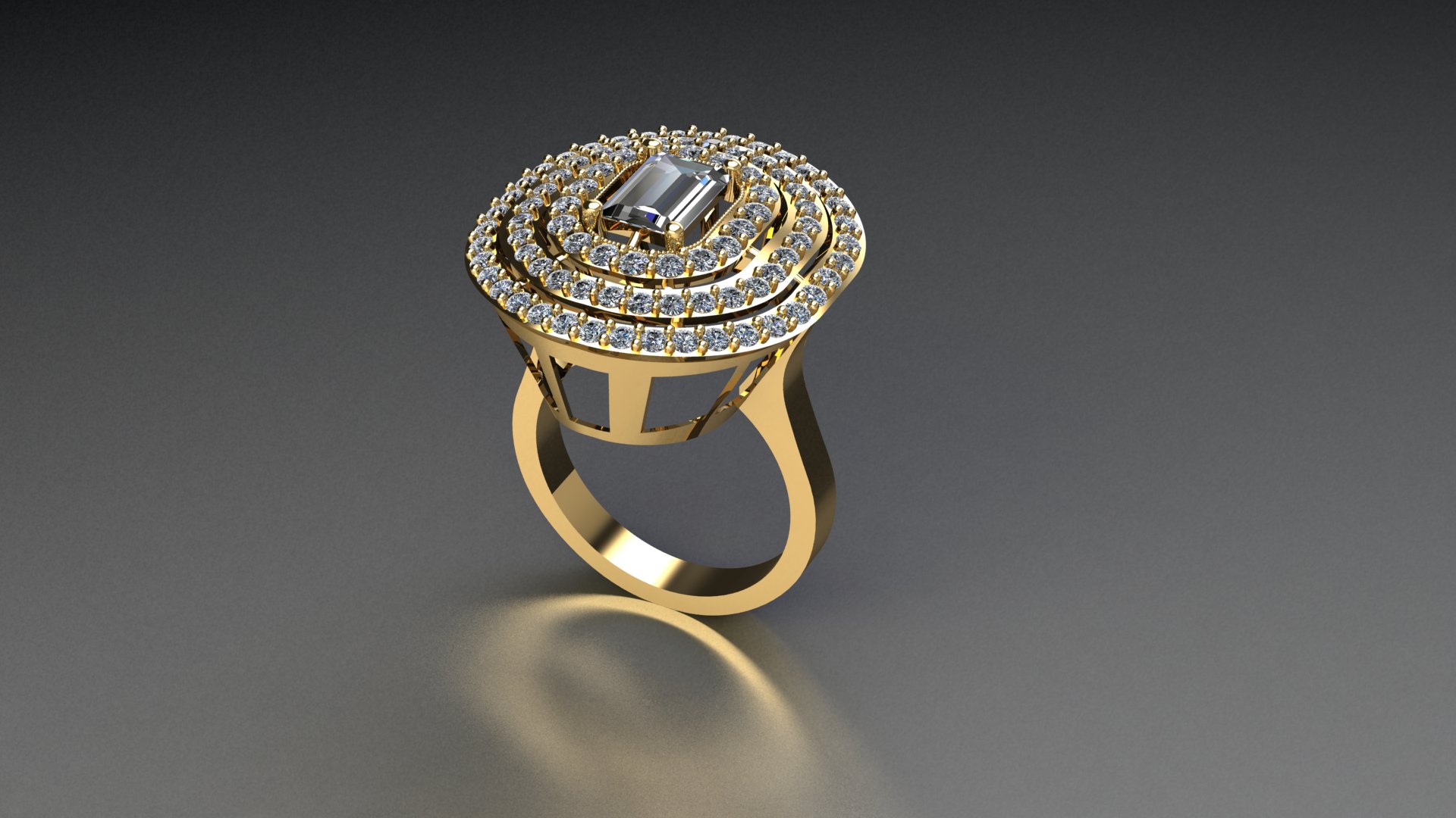 Elegant Baguette Eternity Ring 1.5mm