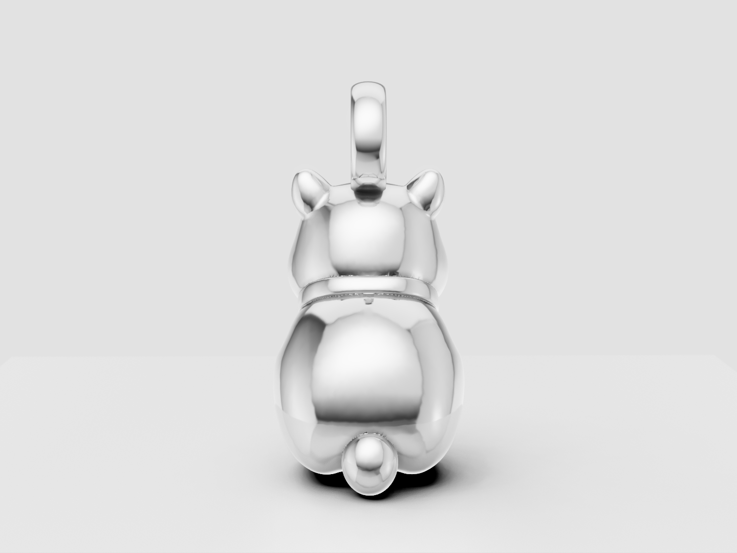 Capybara Charm 3D Model — view 4