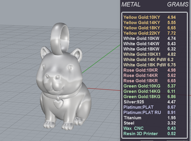 Capybara Charm 3D Model — view 8