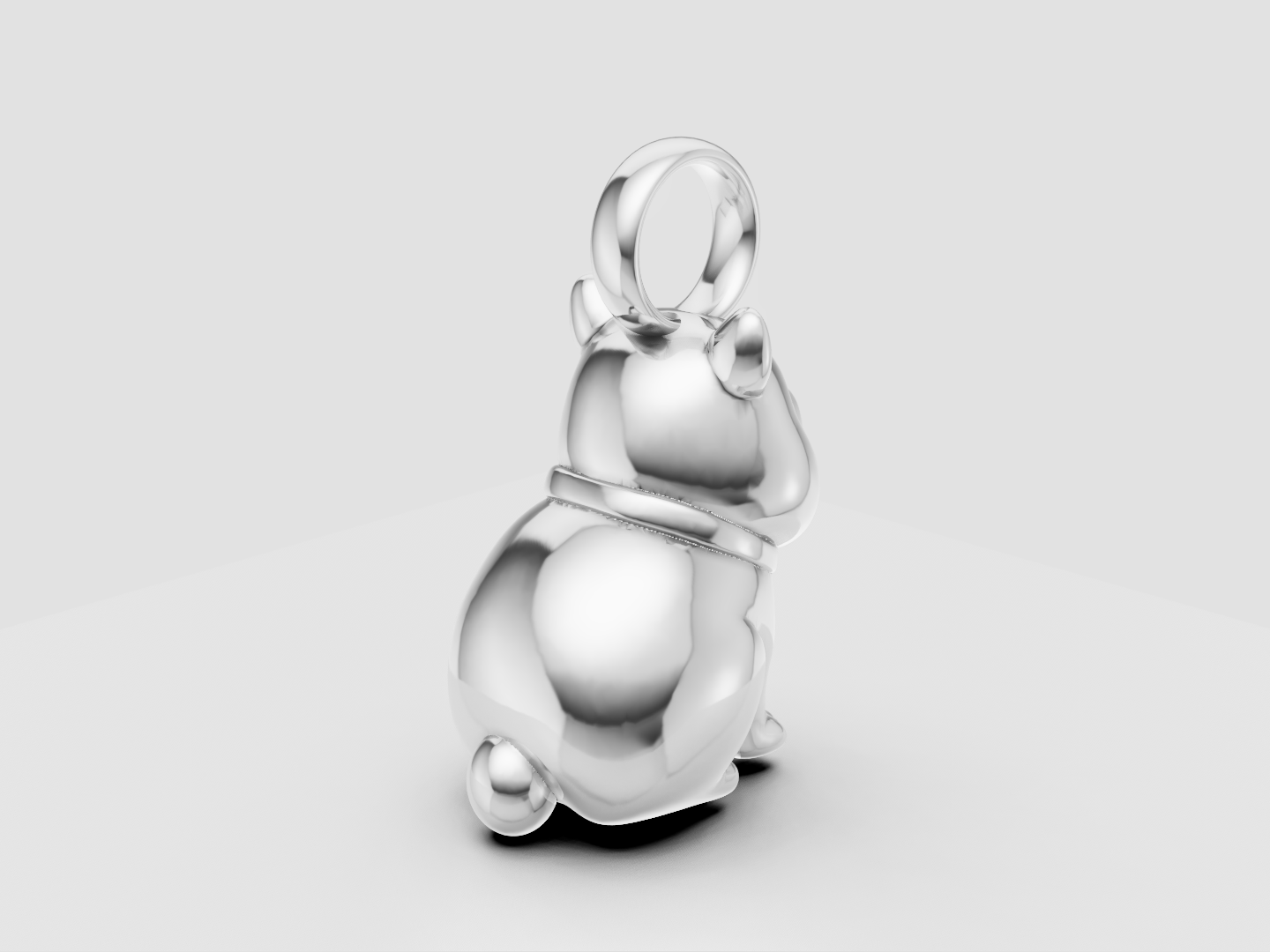 Capybara Charm 3D Model — view 3
