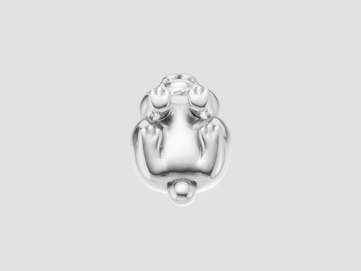 Capybara Charm 3D Model — view 6