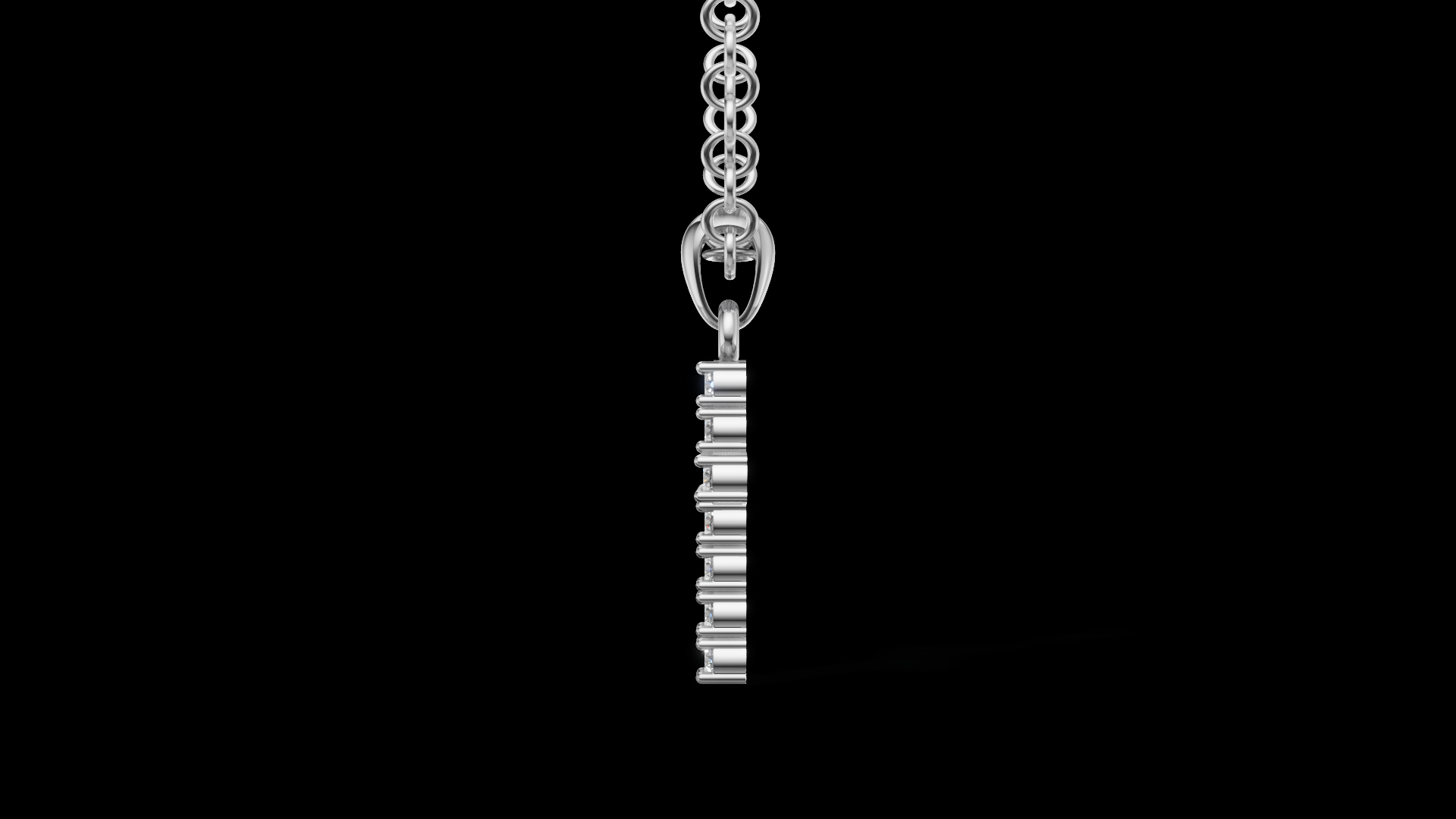 Diamond Cross Pendant 2mm 11 pices — view 4