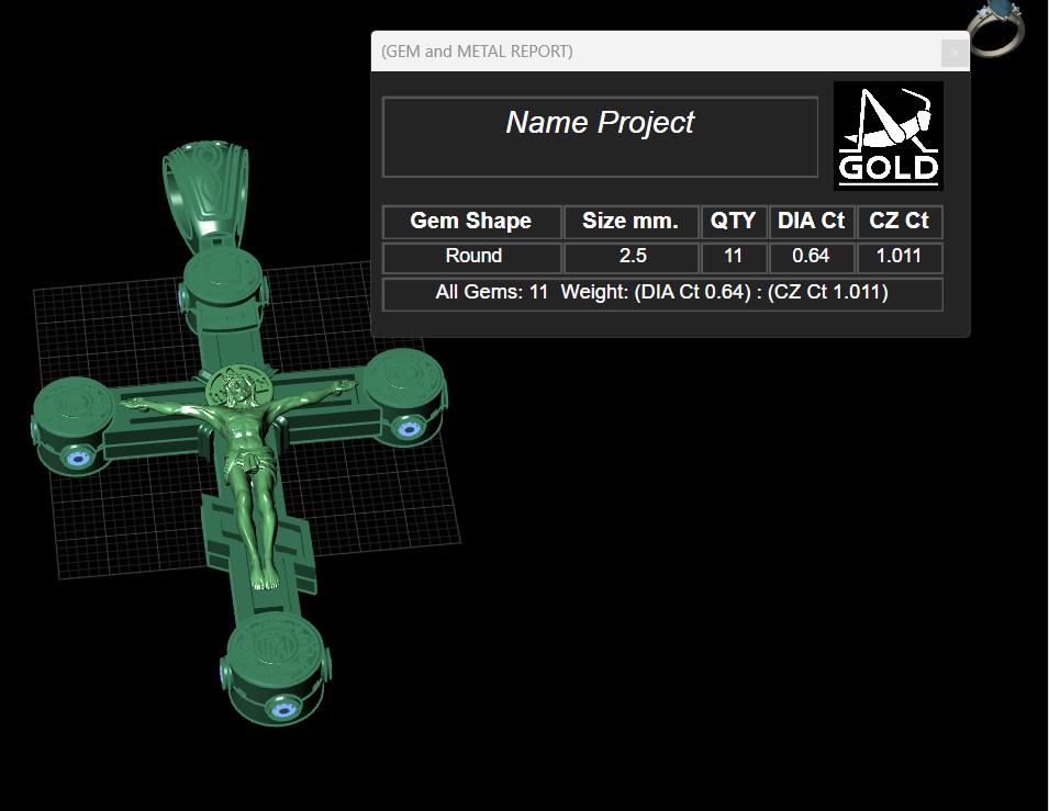 Spasi i Sokhrani Orthodox Crucifix Pendant — view 8