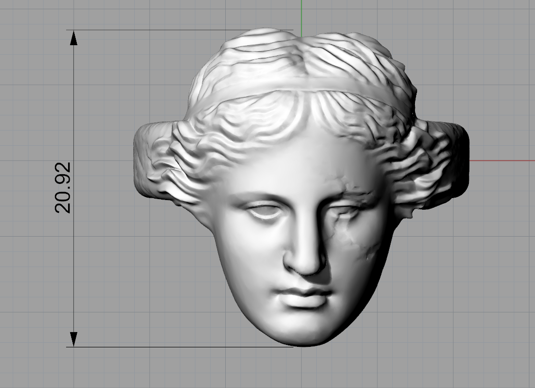 Venus de Milo Sculptural Portrait Ring — view 3