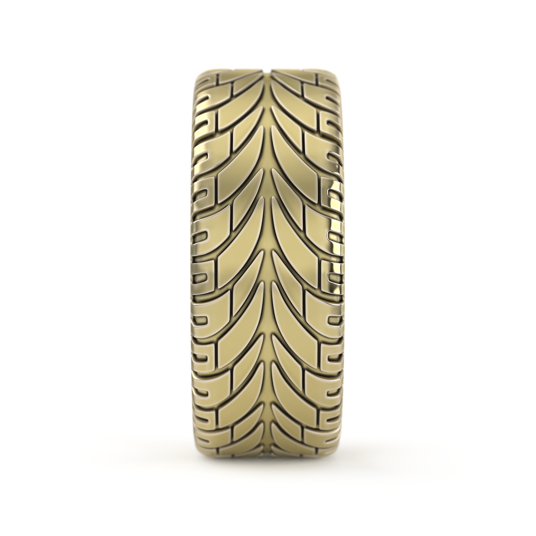 Men's Radial Tire Texture Ring — view 5