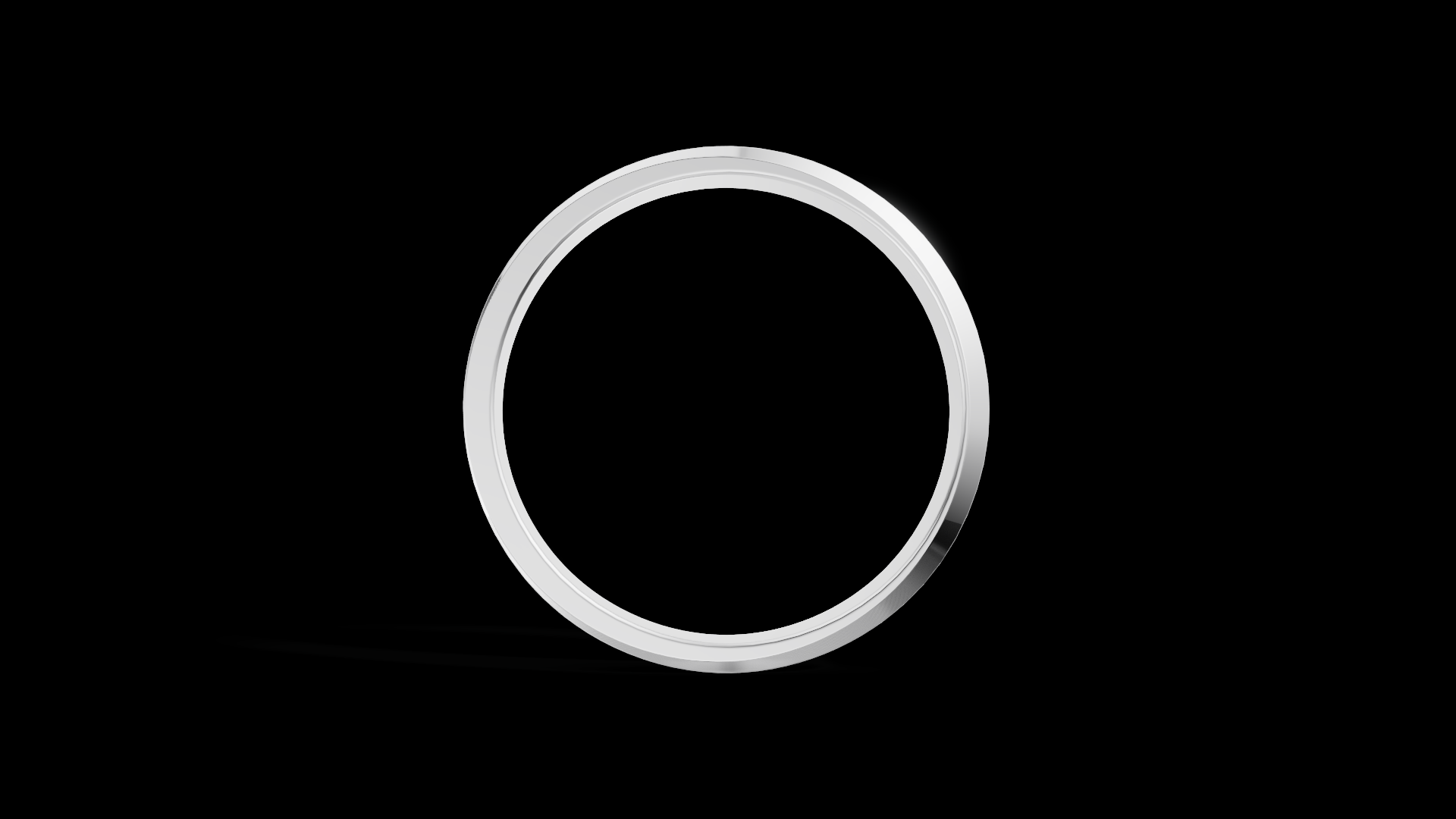Men's Classic Wedding Band Ring | 3D Printable Jewelry CAD Model | STL — view 4