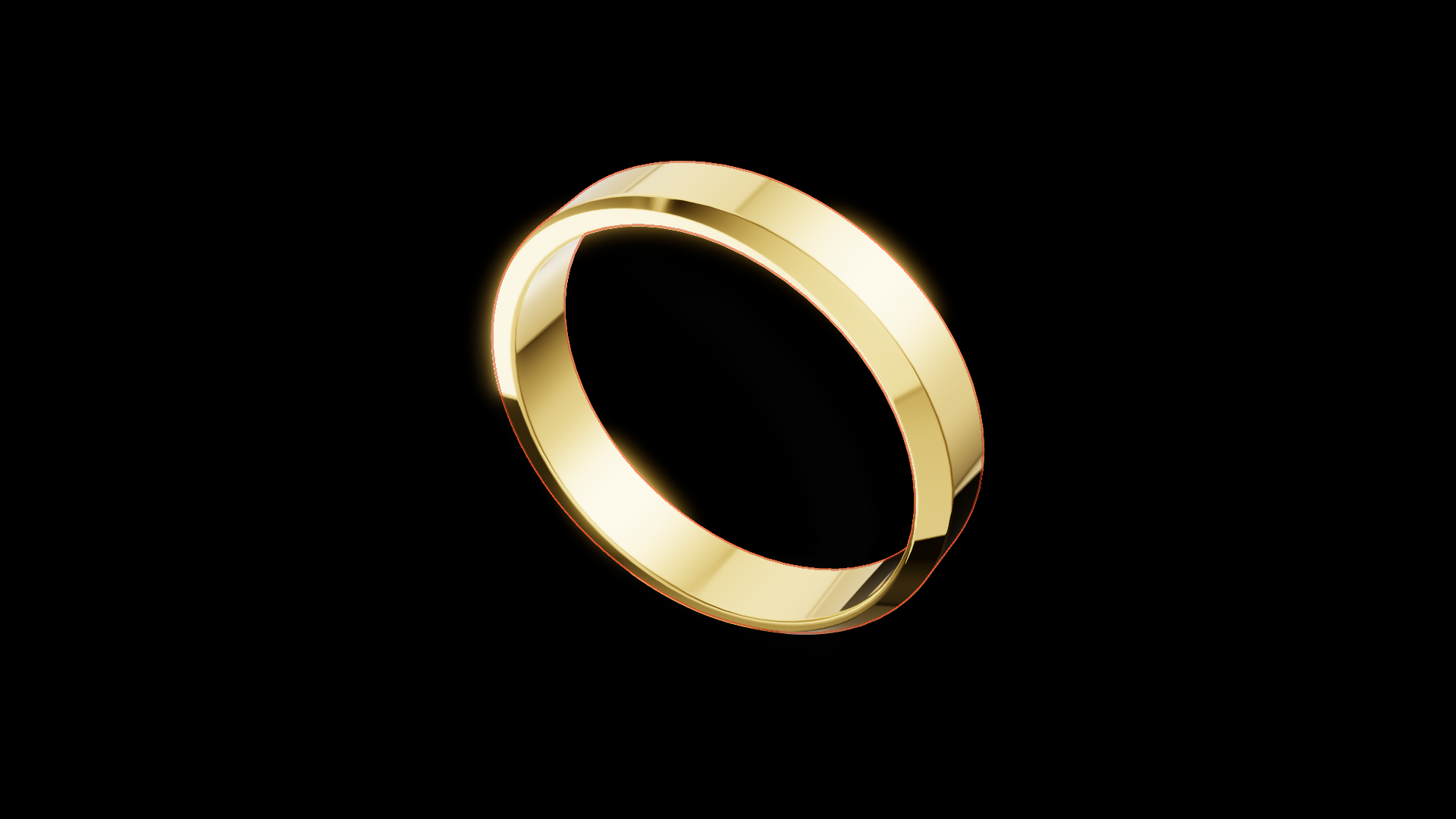 Men's Classic Wedding Band Ring | 3D Printable Jewelry CAD Model | STL — view 2