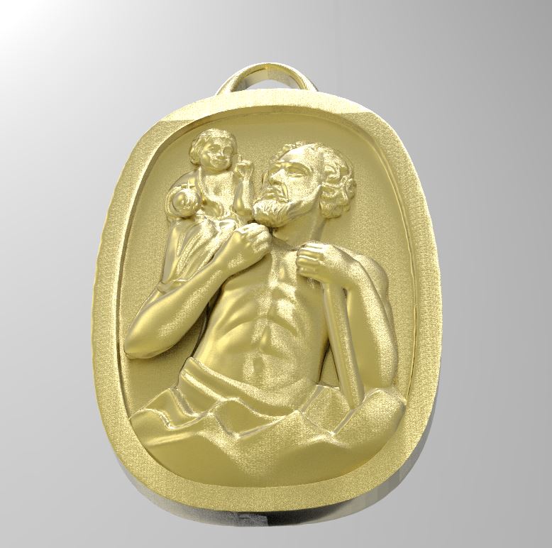 St. Christopher Traveler's Protection Pendant — view 7