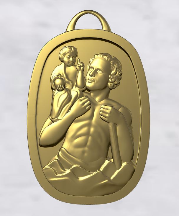 St. Christopher Traveler's Protection Pendant