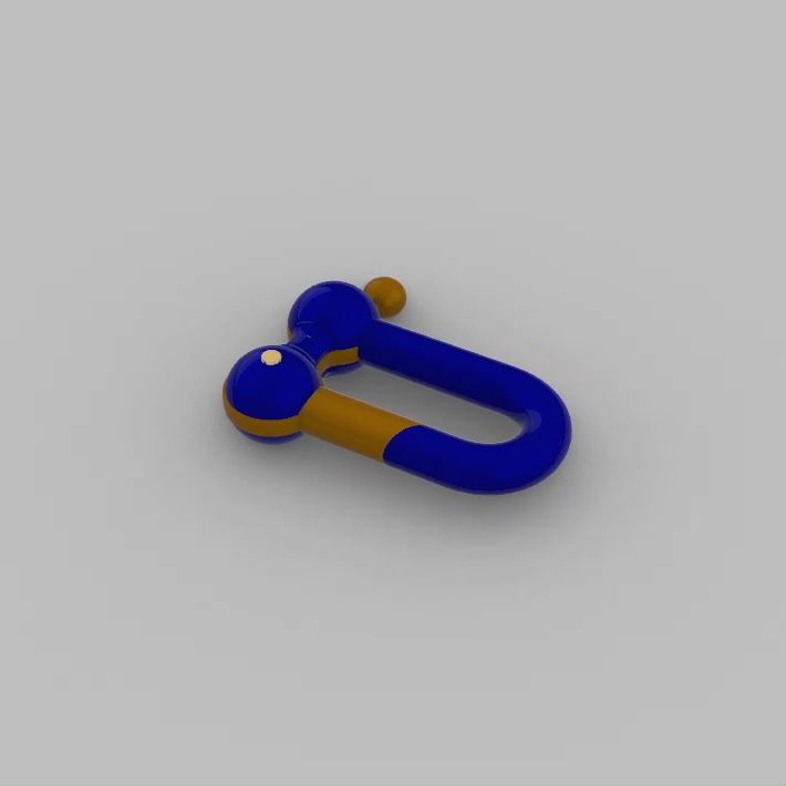 Modernist U-Shackle tiffany lock — view 3