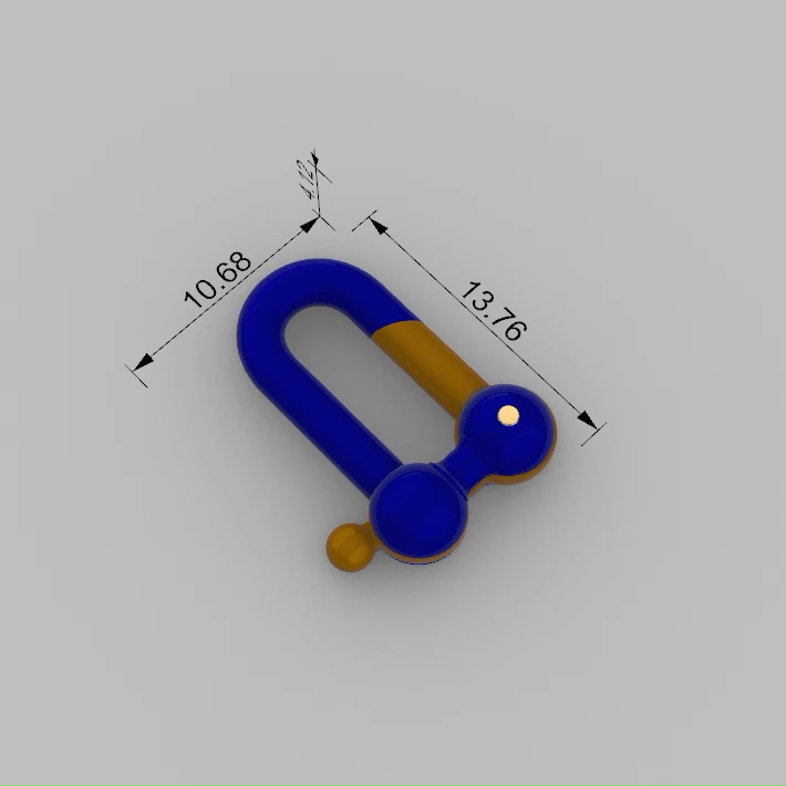 Modernist U-Shackle tiffany lock — view 4