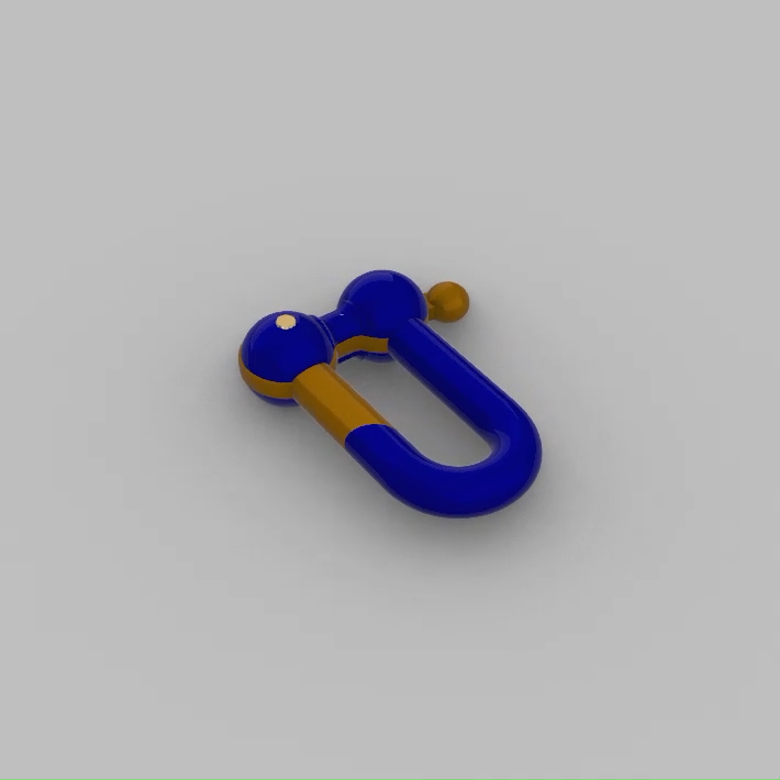Modernist U-Shackle tiffany lock — view 5